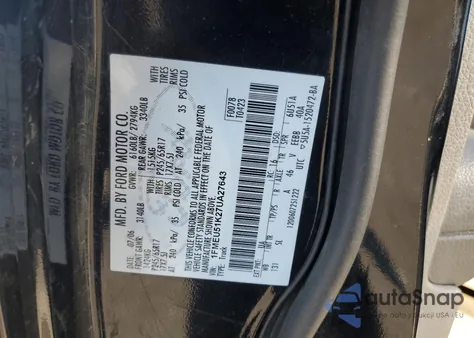 2007 Ford Explorer Sport Trac Xlt from USA, damaged, VIN 1FMEU51K27UA27643